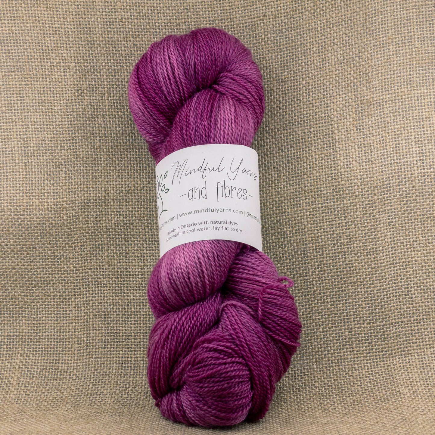 Merino Cashmere Silk Lace Weight Yarn - Mindful Yarns - Cochineal 1.5 - 0810