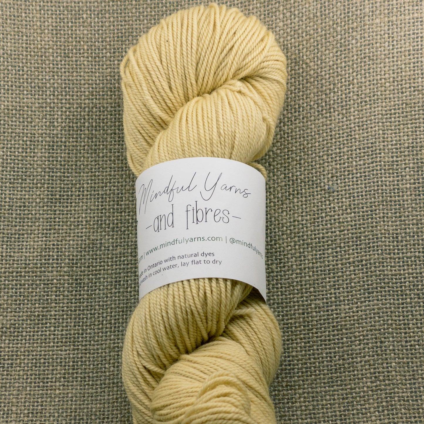 Organic Sport Weight Wool - Mindful Yarns - Walnut + marigold X - 0711