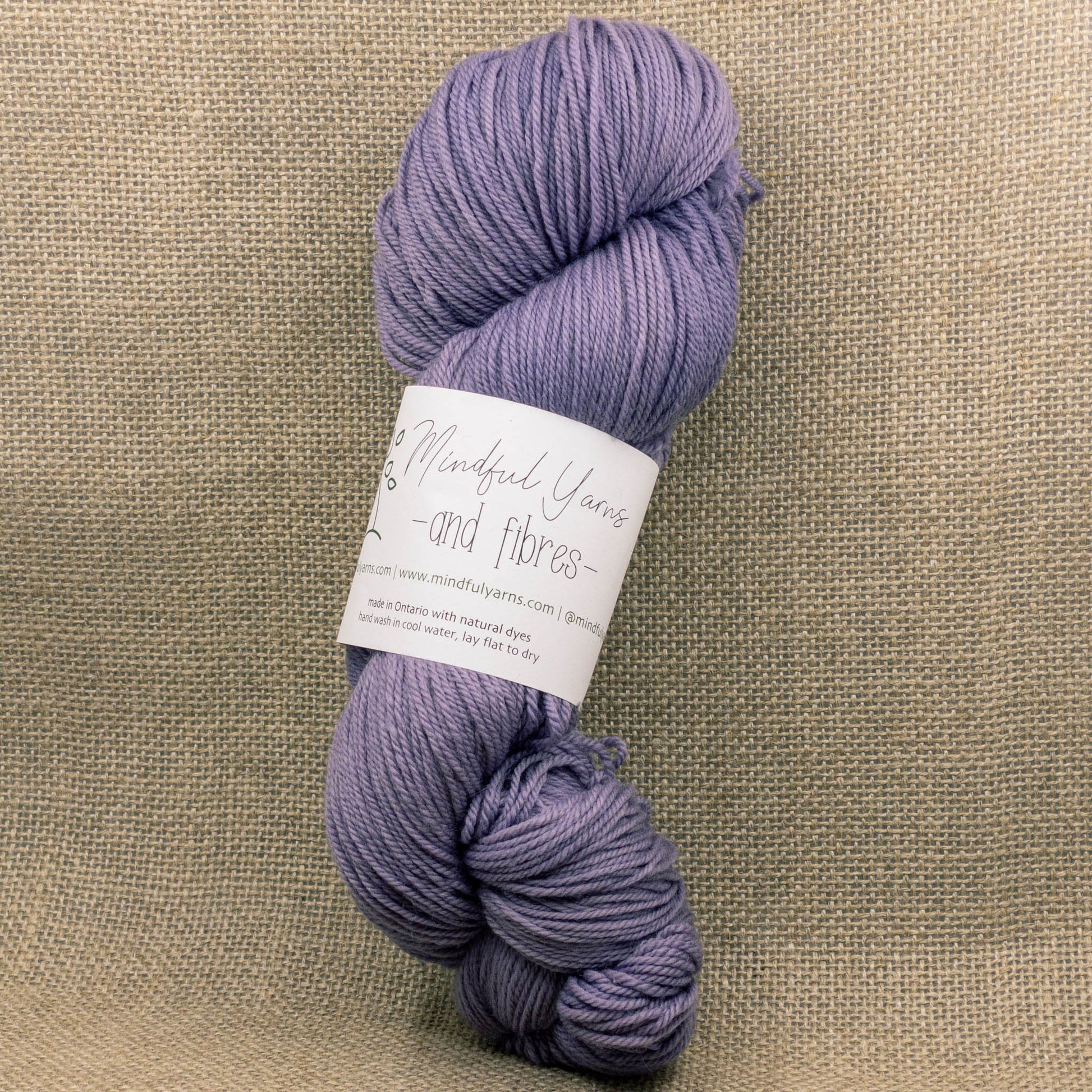 Organic Superwash Sock Yarn - Mindful Yarns - Logwood X - 1007