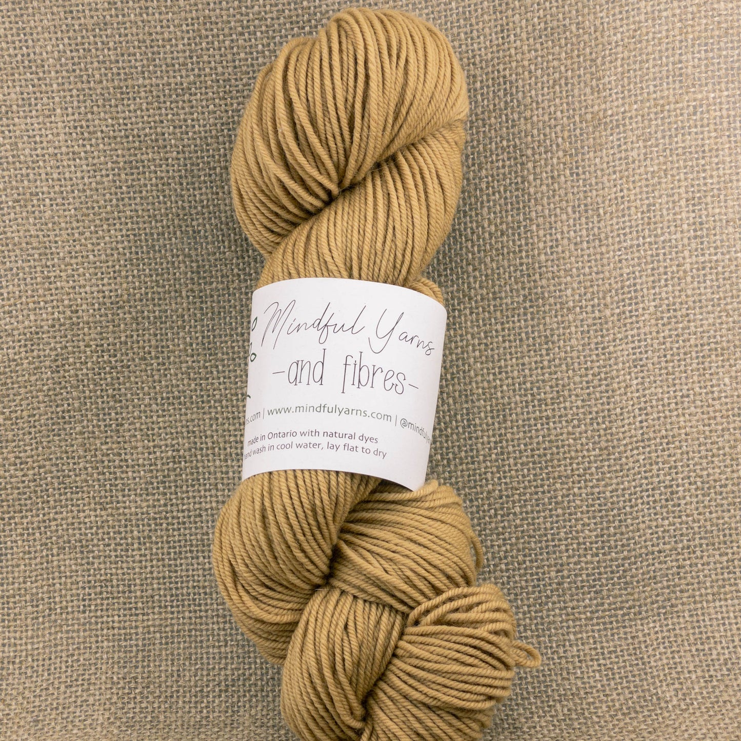 Organic Worsted Weight Wool - Mindful Yarns - Acorn