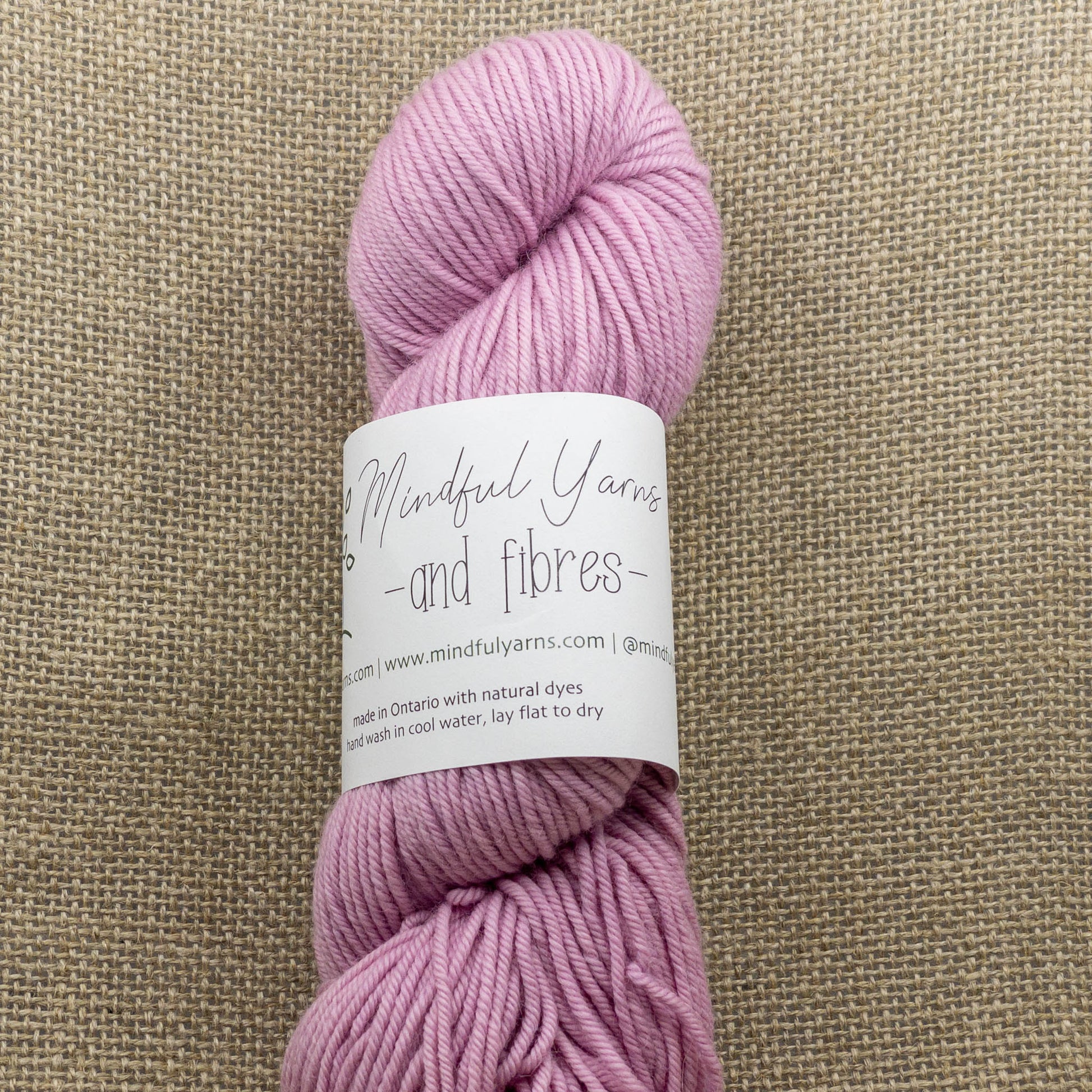 Organic Worsted Weight Wool - Mindful Yarns - Cochineal medium